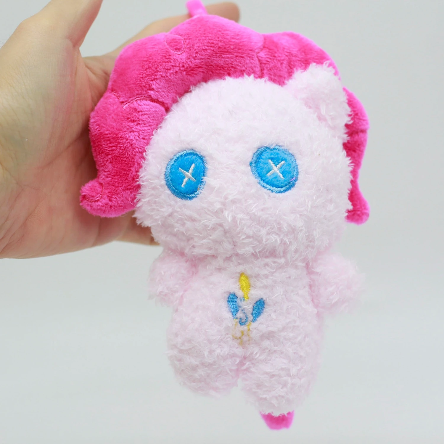 REESEE My Little Pony Blind Box Zachte Pluche Sleutelhanger Applejack Pinkie Pie Rugzak Charm Kerstverzamelaarscadeau