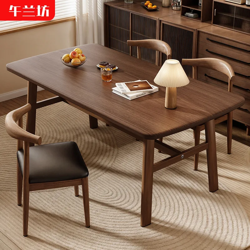 

New Chinese Dining Table Nordic Commercial Household Negotiation Conference Table Balcony Hotel B & B Dining Table