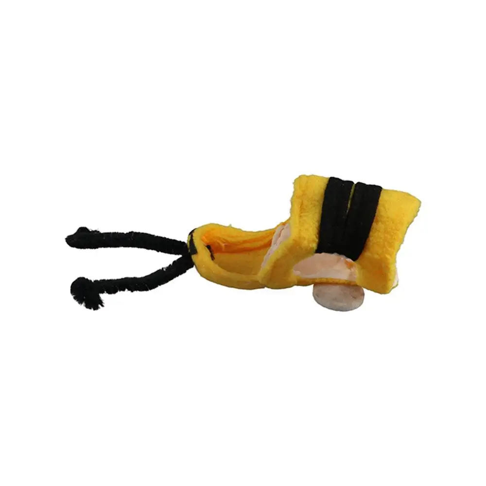 

Cute Parrot Bee Shape Clothes Bee Shape Warm Parrot Winter Warm Hat Hooded Soft Cloth Parrot Flying Suit