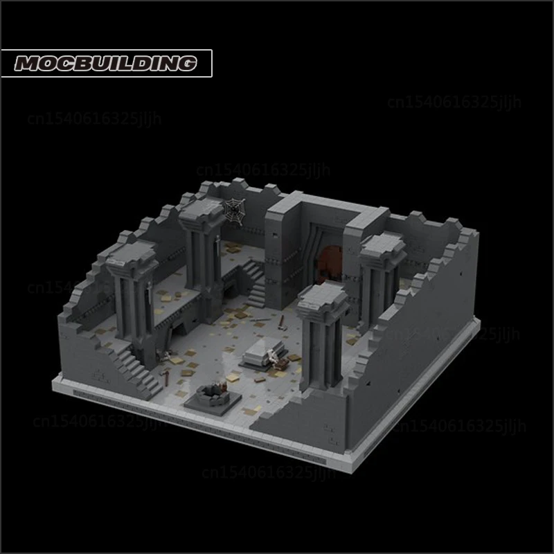 UCS 반지 유명한 무덤 세트 MOC 빌딩 블록 크리 에이 티브 디스플레이 모델 기술 벽돌 DIY 조립 컬렉션 장난감 크리스마스 선물