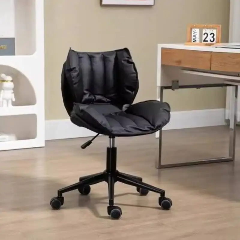 

No Arm Small Office Chair Visitor Storage Home Swivel Living Room Office Chair Ergonomic Cheap Silla De Escritorio Furniture