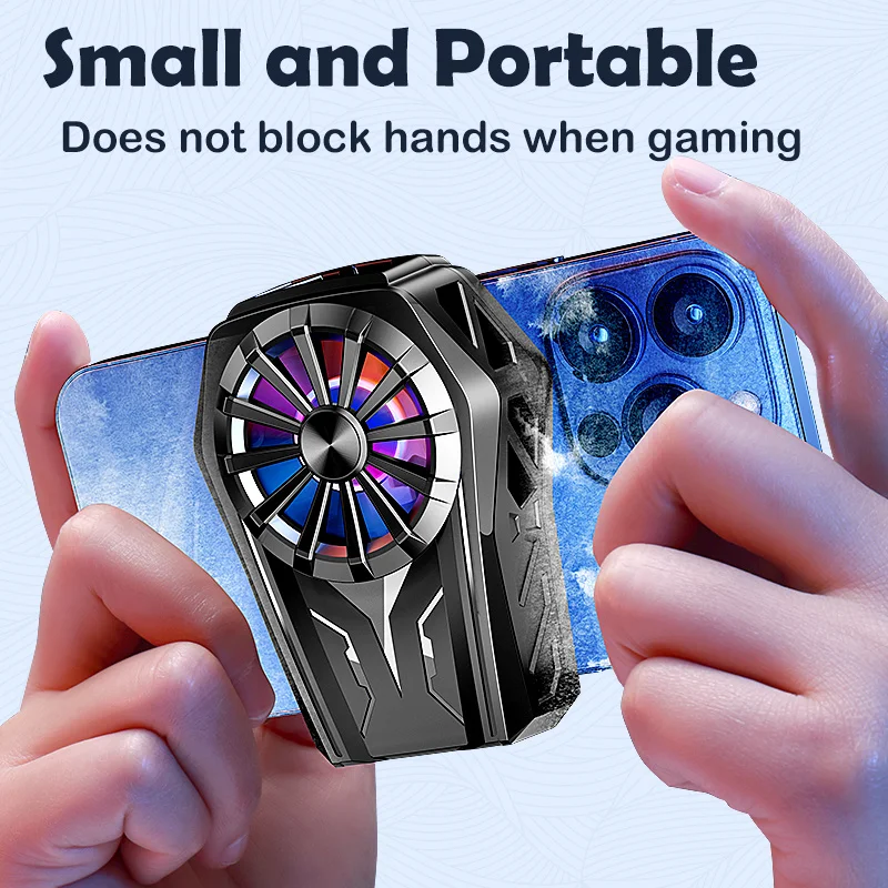 Portable Mobile Phone Semiconductor Cooler Universal Radiator Holder Smartphone Gaming Cooling Fan For Xiaomi Iphone