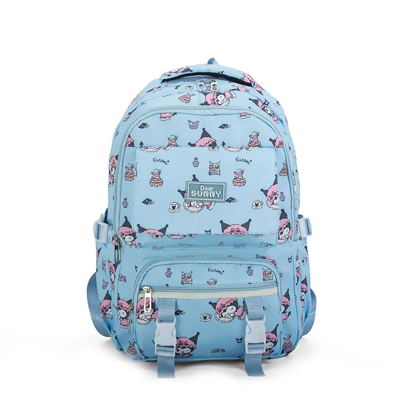 Sanrio Kulomi's new simple and cute primary and secondary school bag casual large-capacity decompression backpack