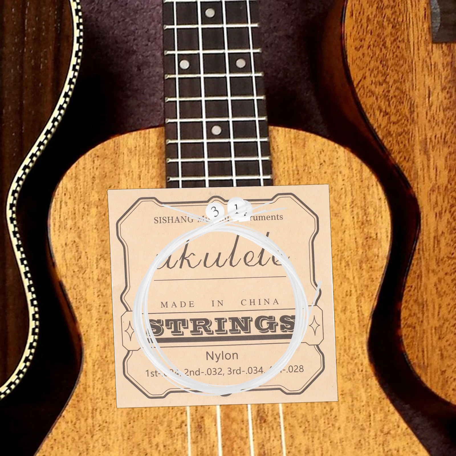 

4 Sets Ukulele Strings Durable Nylon String for Repair Replace Musical Instrument Parts Concert Wire Accessories