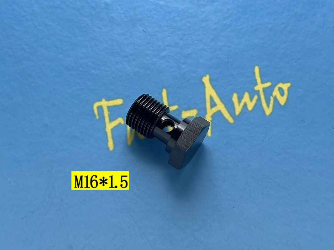 

M16 P1.5 M16 * 1,5 M16 x 1,5 Адаптер болта банджо из алюминиевого сплава для комплектов масляного радиатора трансмиссии 044 фитинг для шланга