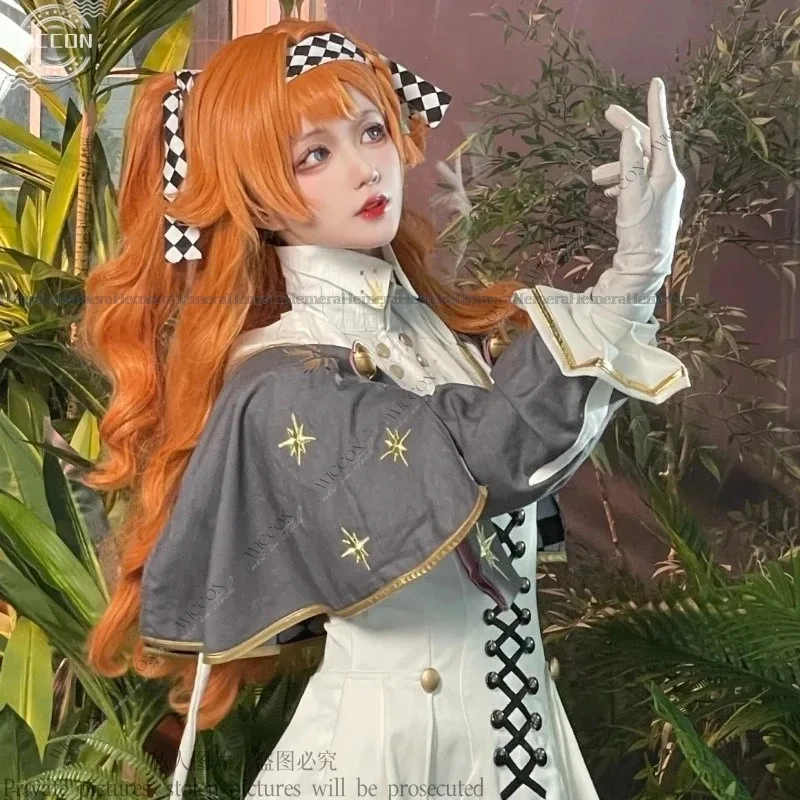 

Sonetto аниме игра косплей костюм парик реверс: 1999 женский костюм платье Рождество Хэллоуин вечерние ролевые игры оранжево-красный парик