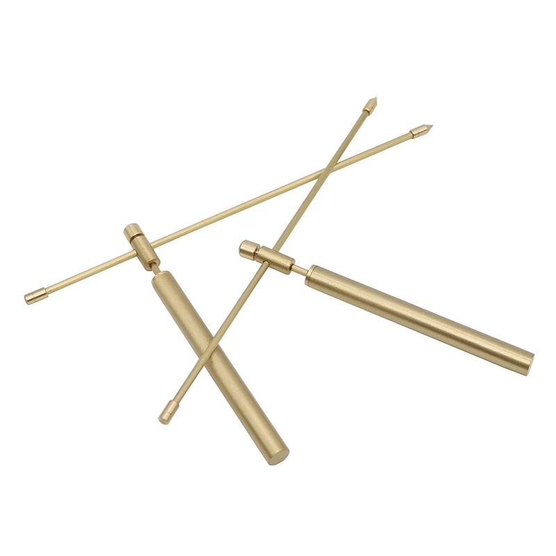 2Piece Dowsing Rod Outdoor Energy Water Witching Copper Dowsing Rod To Look For The Vein Water People