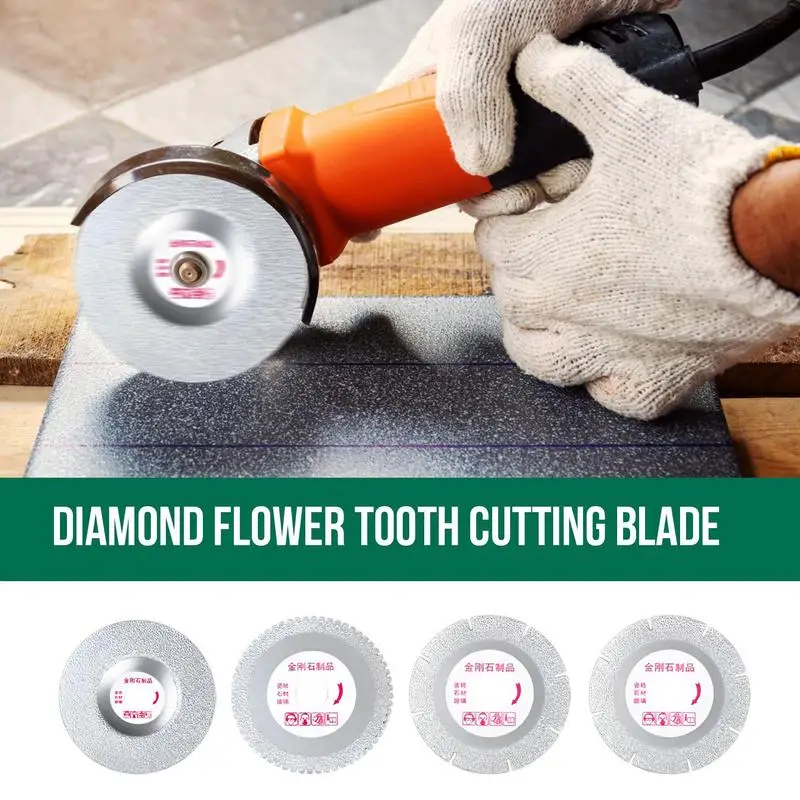 Tile Cutting Wheel Tooth Design Marble Cutter Disc Multifunctional Rotary Tool Cut Off Wheels For Ceramic Tile Jade Wine Bottle