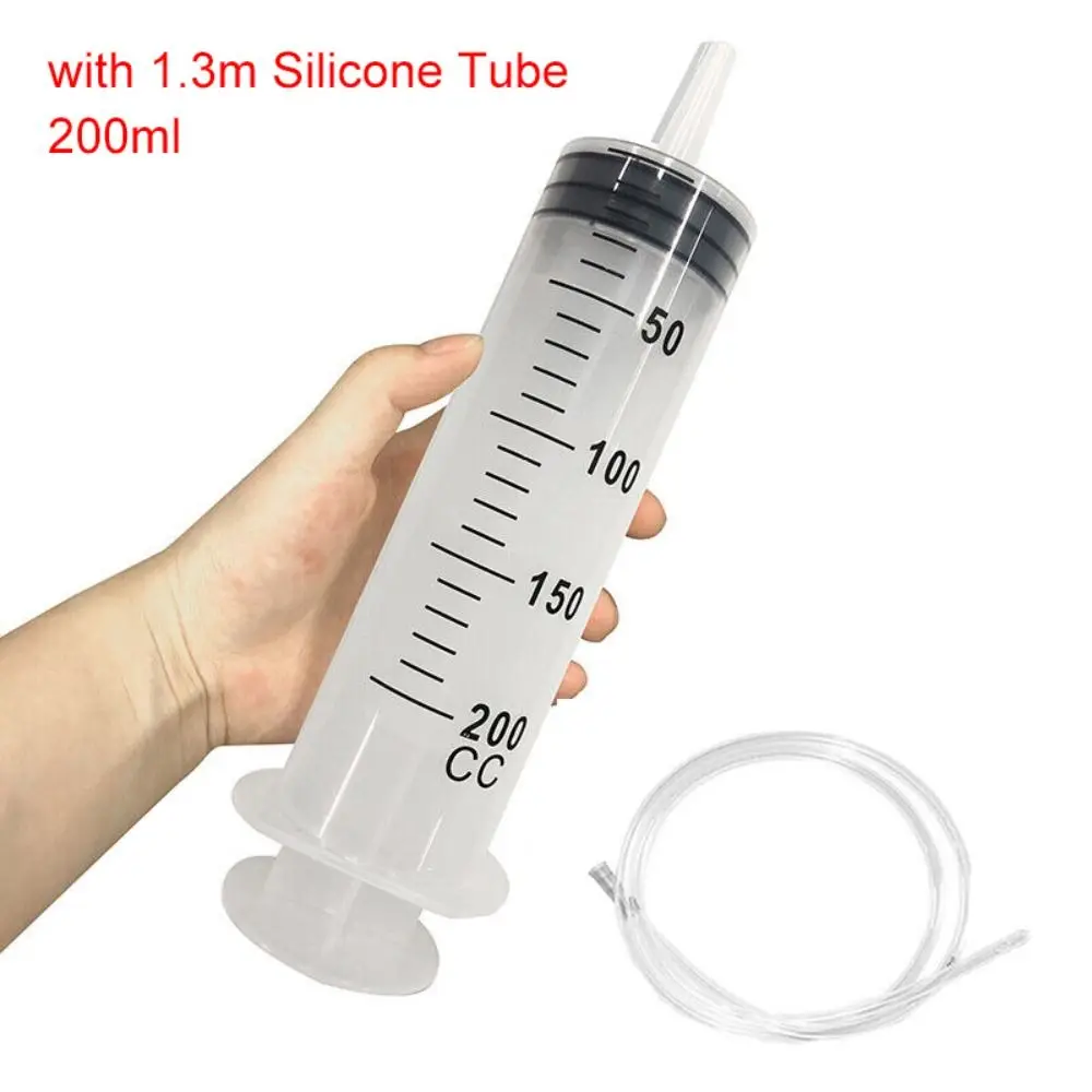 Durable Hose 1.3 Meters Tube Big Syringe Pump Measuring Feeding Ink Large Capacity