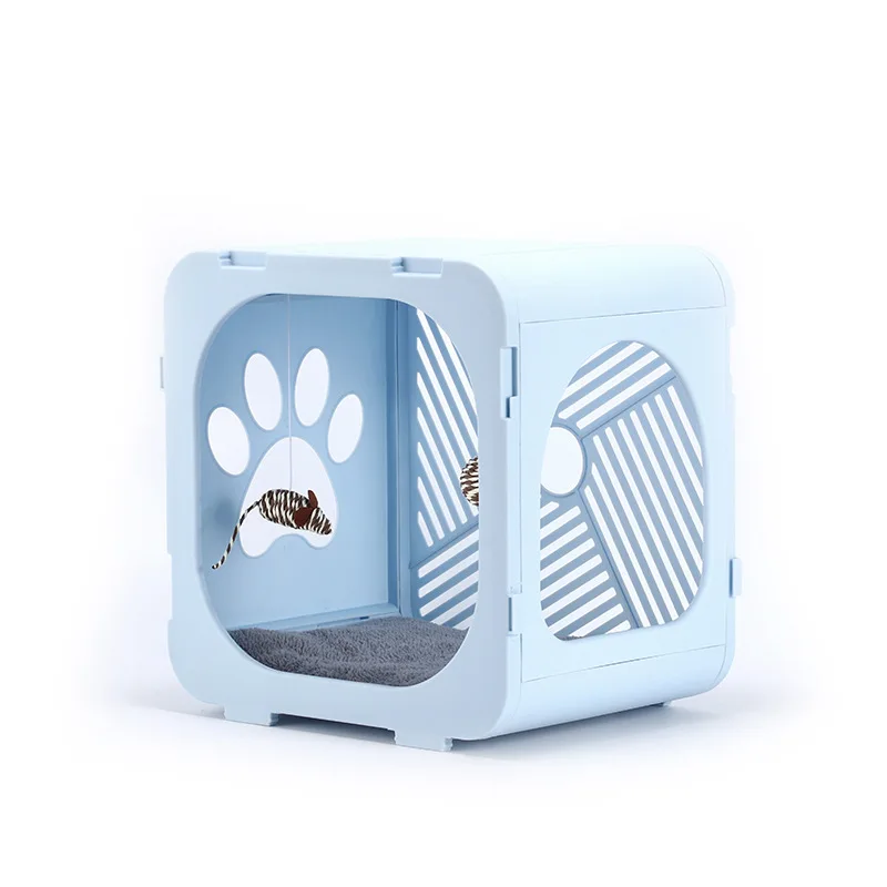 

Universal removable and washable cat litter in all seasons, semi-closed cat house