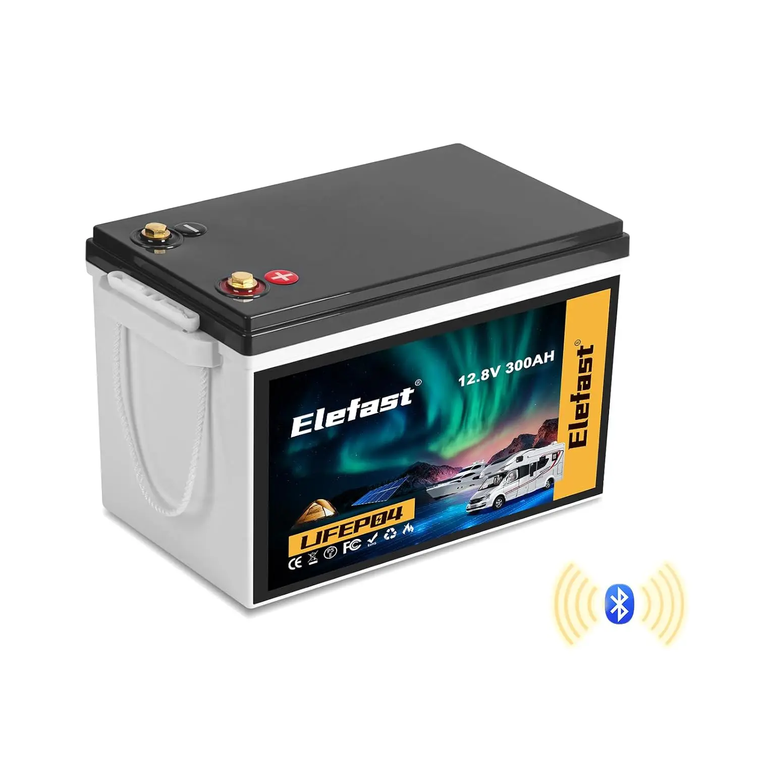 12V 300AH Lifepo4 Battery Lithium RV Battery 200A BMS Deep Cycle Solar Marine Off-Grid Power Storage, Customized