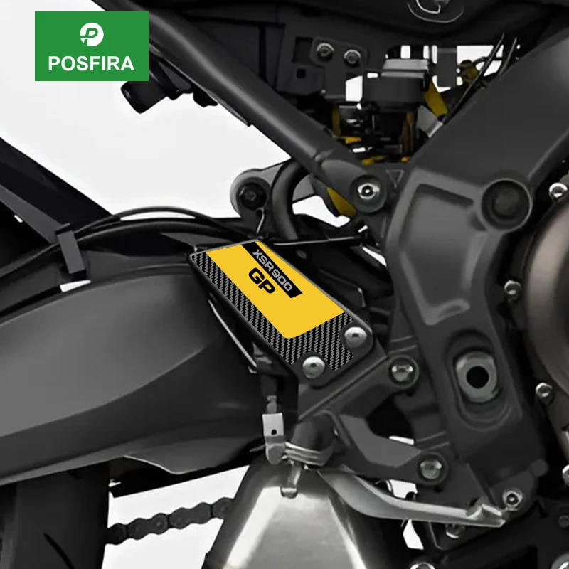 

POSFIRA Motorcycle Footrest Panel Sticker Vinyl Decals for Yamaha XSR 900 XSR900 GP 2024 2025 2026 Decoration Accessories