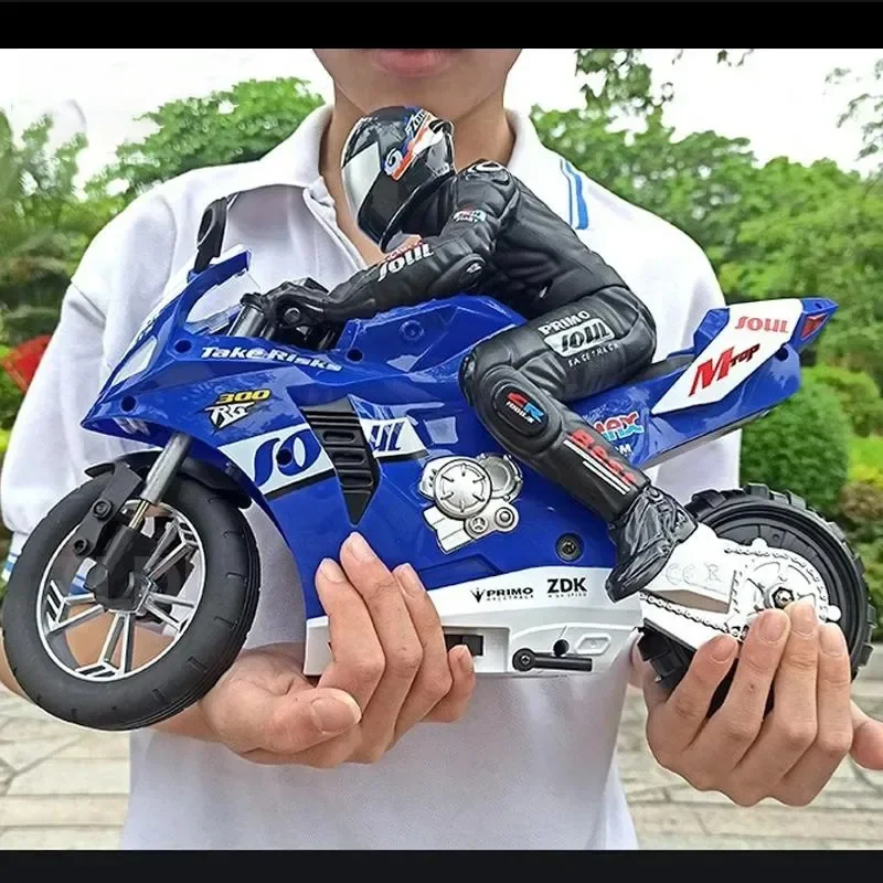 1/6 RC Motorcycle Rc Cars Self-stable Balance Standing on One Wheel Competitive Racing Drift Stunt Electric Motorcycle for Kids