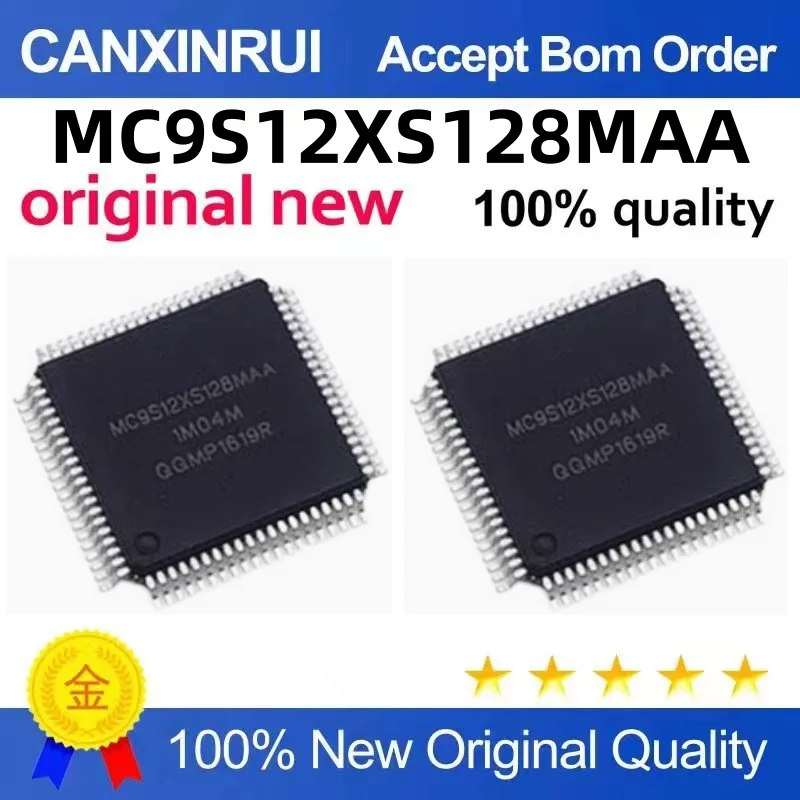 MC9S12XS128MAA 1M04M QFP80 New Original Imported Genuine MCU IC