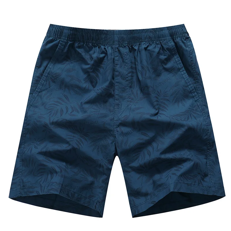 Summer Men's Loose Cotton Breathable Cotton Casual Shorts