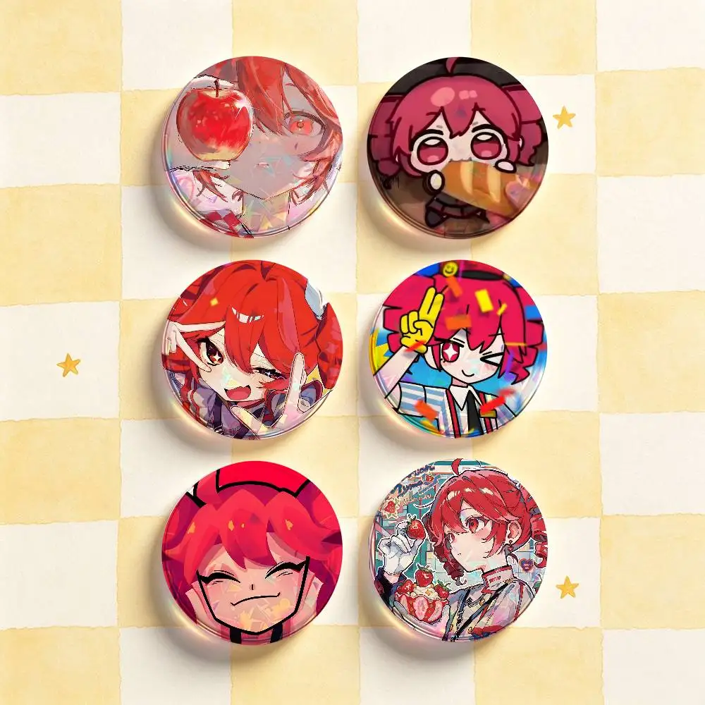 k-kasane t-teto Badges 25 32 44 58 75 mm Round Customizable Wholesale Fan goods Self-made fan freebies