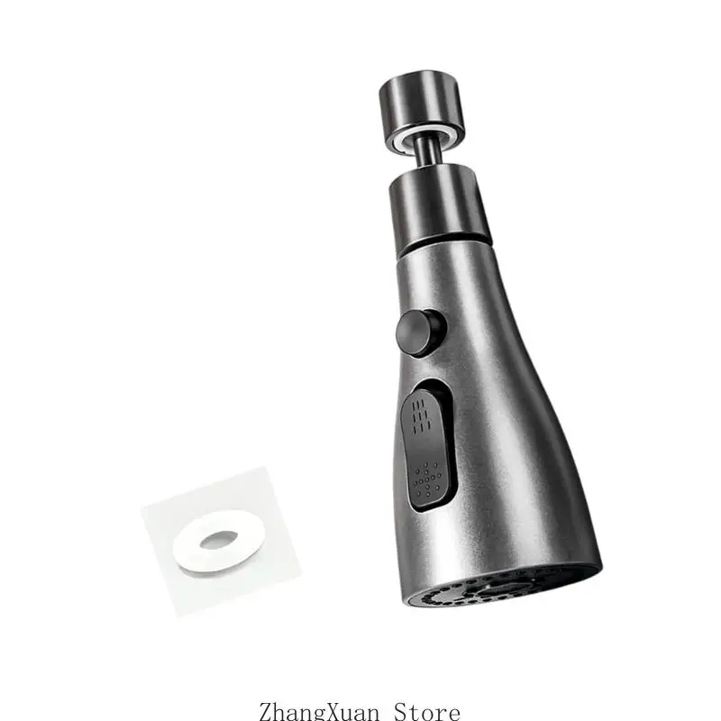 Flexibler Filter-Wasserhahnaufsatz für Küchen- und Badezimmerhahnverlängerung 3XUF – Detail 9