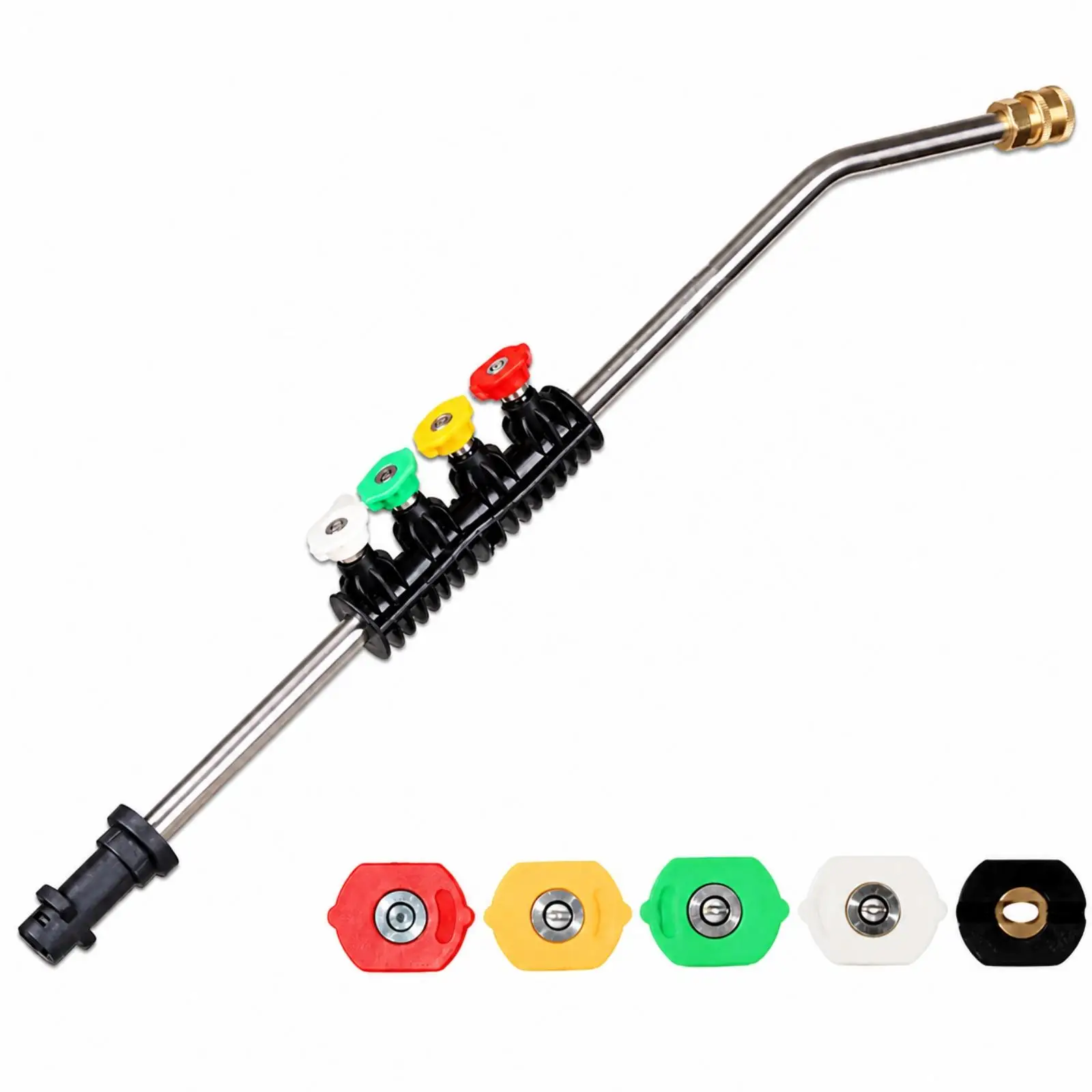 Extension Lance for Pressure Washer Cleaning Wand with Interchangeable Nozzle for Vehicle Washing