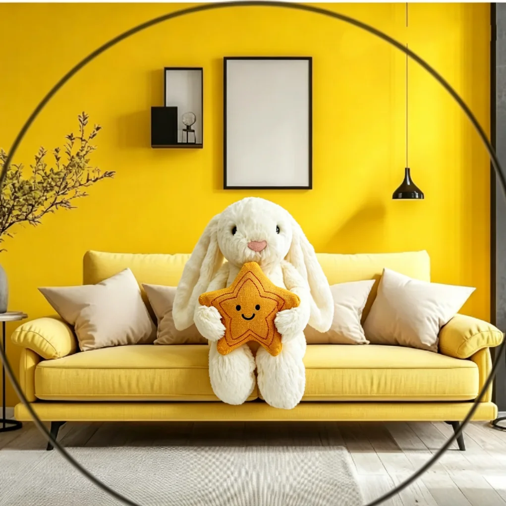 Funny Cute Plush Throw Pillow Soft Cushion for Bed Couch Office Chair Non Slip Bottom Machine Washable Home Decor Gift Cushion f