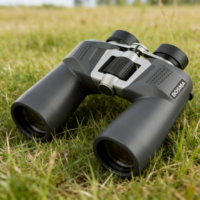 BOSMA Wild Wolf 2nd Gen 10/12x50 Binoculars High Magnification HD Low Light Night Vision Goggles for Outdoor Sports And Travel