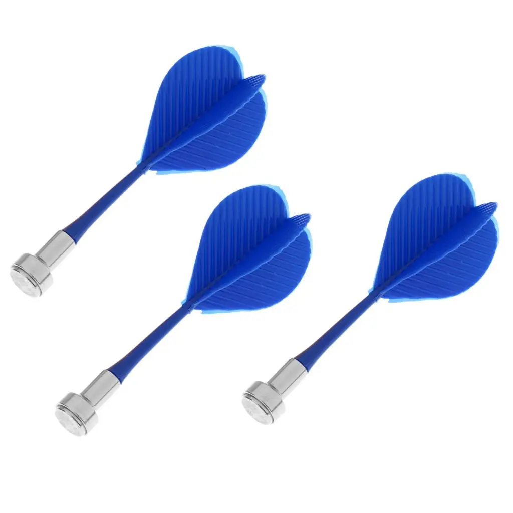 

5-6pack 3 Pieces Magnetic Darts Indoor Game Replacement Darts Blue