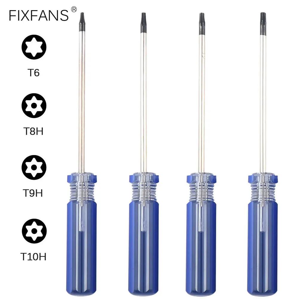 

T6 T8 T9 T10 Torx Screwdriver Set, TR8 TR9 TR10 Torx Security Screwdriver for Xbox One 360 PS3 PS4 Controller Laptop HDD Repair