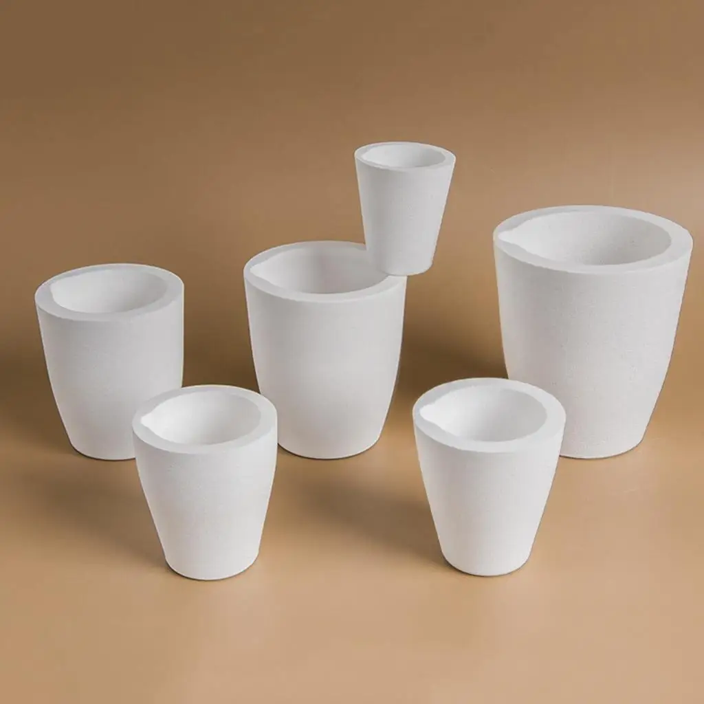 Heat Resistant Quartz Silica Pot Corrosion Proof Crucible Dish for Gold Silver Metal Melting Jewelry Making Tools