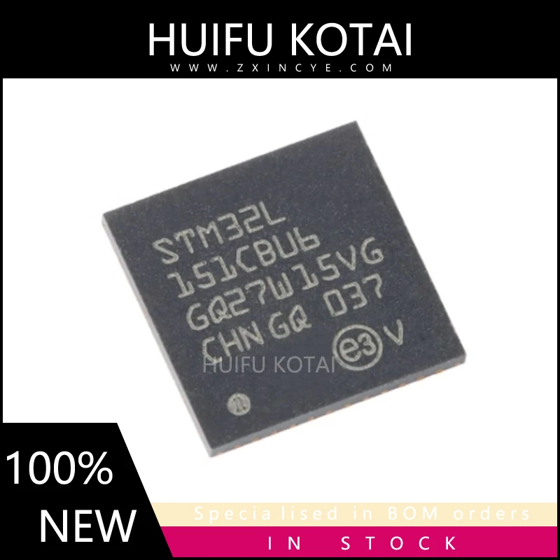 

Новые Товары в наличии STM32L151CBU6, 1 шт.