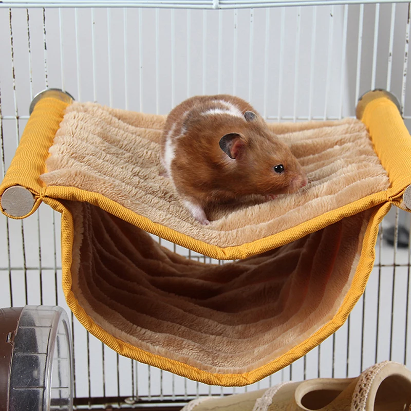 Top Sell Hamster Hanging House Cage Sleeping Nest Pet Bed Rat Hamster Guinea Pig Rabbit Toys Cage Swing Pet Small Animals Supply