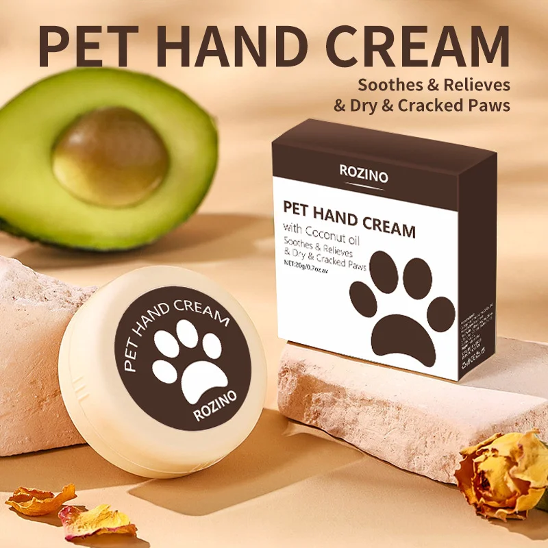 3 PCS Good quality spot pet hand cream, cat and dog specific moisturizing care, foot protection hand cream