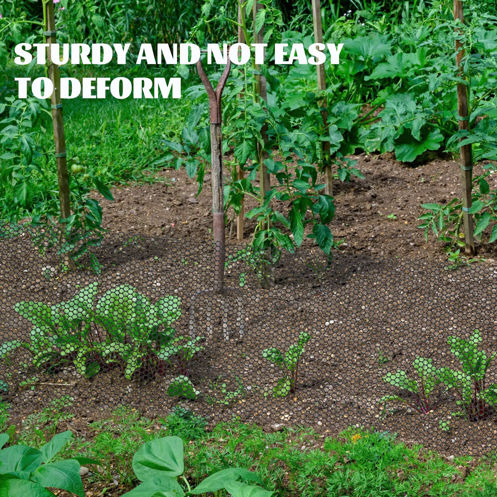 

1Set Garden Fence Plastic Protection Net Lightweight Flexible Multi-Use Garden Barrier Net Balcony Yard Mesh Fencing Animal