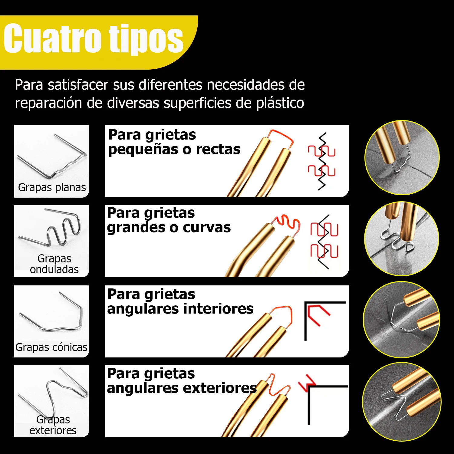 جديد ماكينة لحام البلاستك سيارة الوفير إصلاح لحام الحرارة تغليف الوفير إصلاح مع 400 قطعة مسمار البلاستيك الكراك أداة إصلاح صندوق