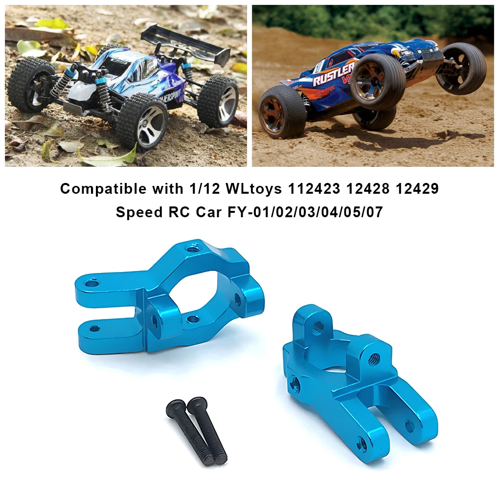 RCGOFOLLOW 1/12 Aluminum Alloy Heavy Weights C Hubs RC Upgrade Part Caster Blocks For Wltoys 12428 RC Car Part