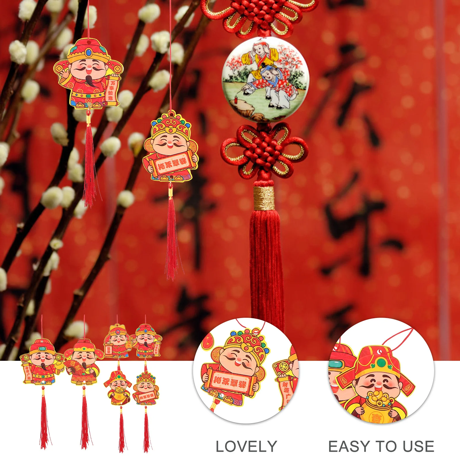 

Ornament Money Tree Pendant Spring Festival Small Ornaments Charm Festive Decorations