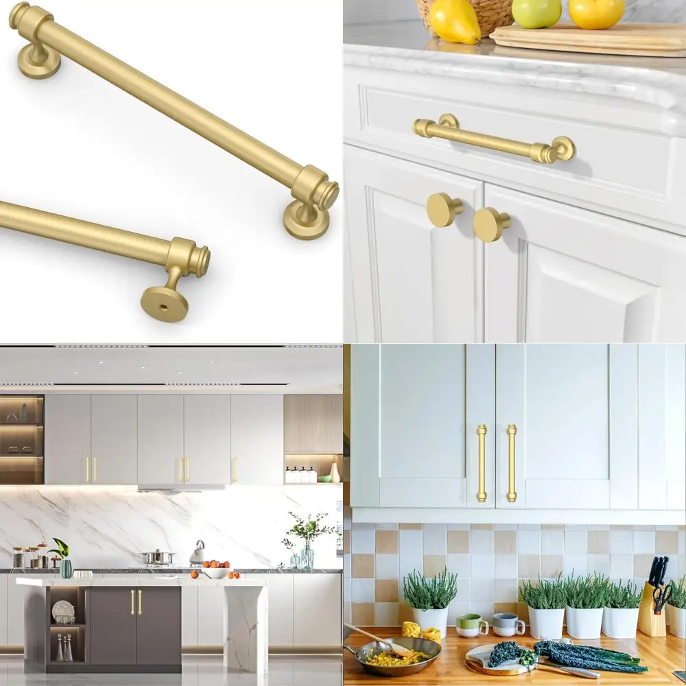

6,3-дюймовые матовые золотые ручки для кухонного шкафа, 10 шт., ручки для ящиков шкафа, фурнитура, аксессуары