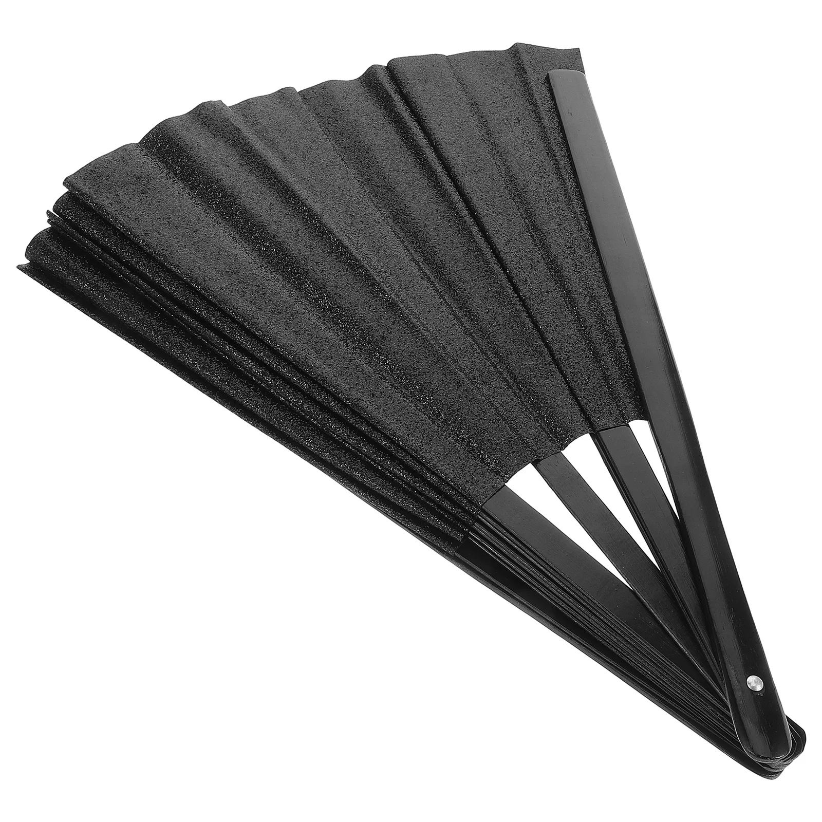 

Glitter Rave Hand 33Cm Large Folding Chinese Kungfu Women Men Festival Party Lightweight Durable Plastic Kungfu