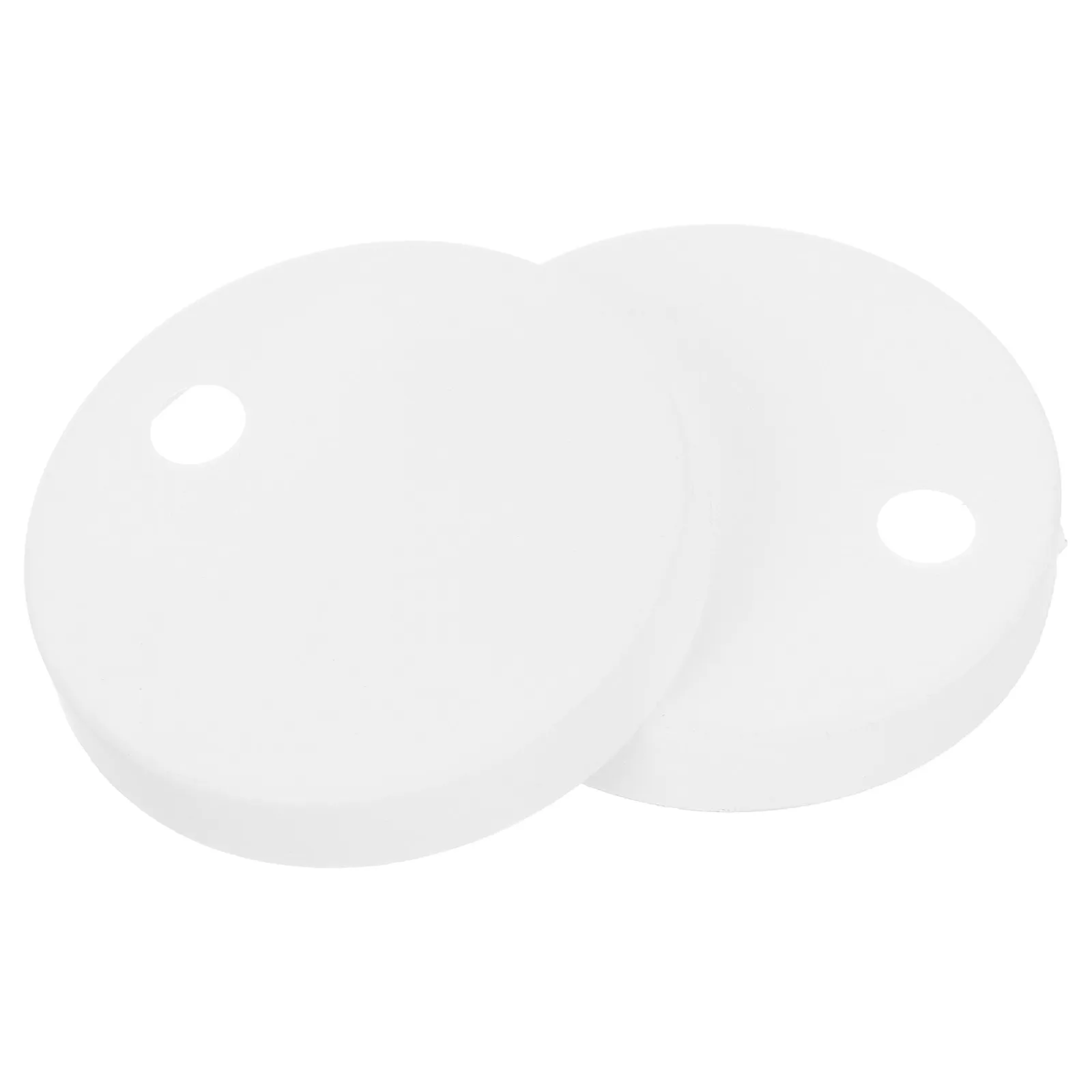 1Pair Toilet Bolt Caps White Round Plastic Covers Screw Decor Fixing Replacement Bathroom Toilet Parts Seat Cover Hinge