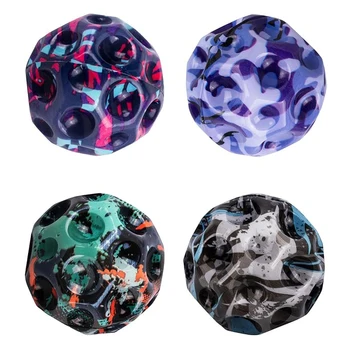 Extrem hoher Mondball-Hüpfball für Kinder, Astro-Balle, Rebondissante, Hand-Auge-Koordination, Spiele im Freien, Sport, sensorisches Spielzeug