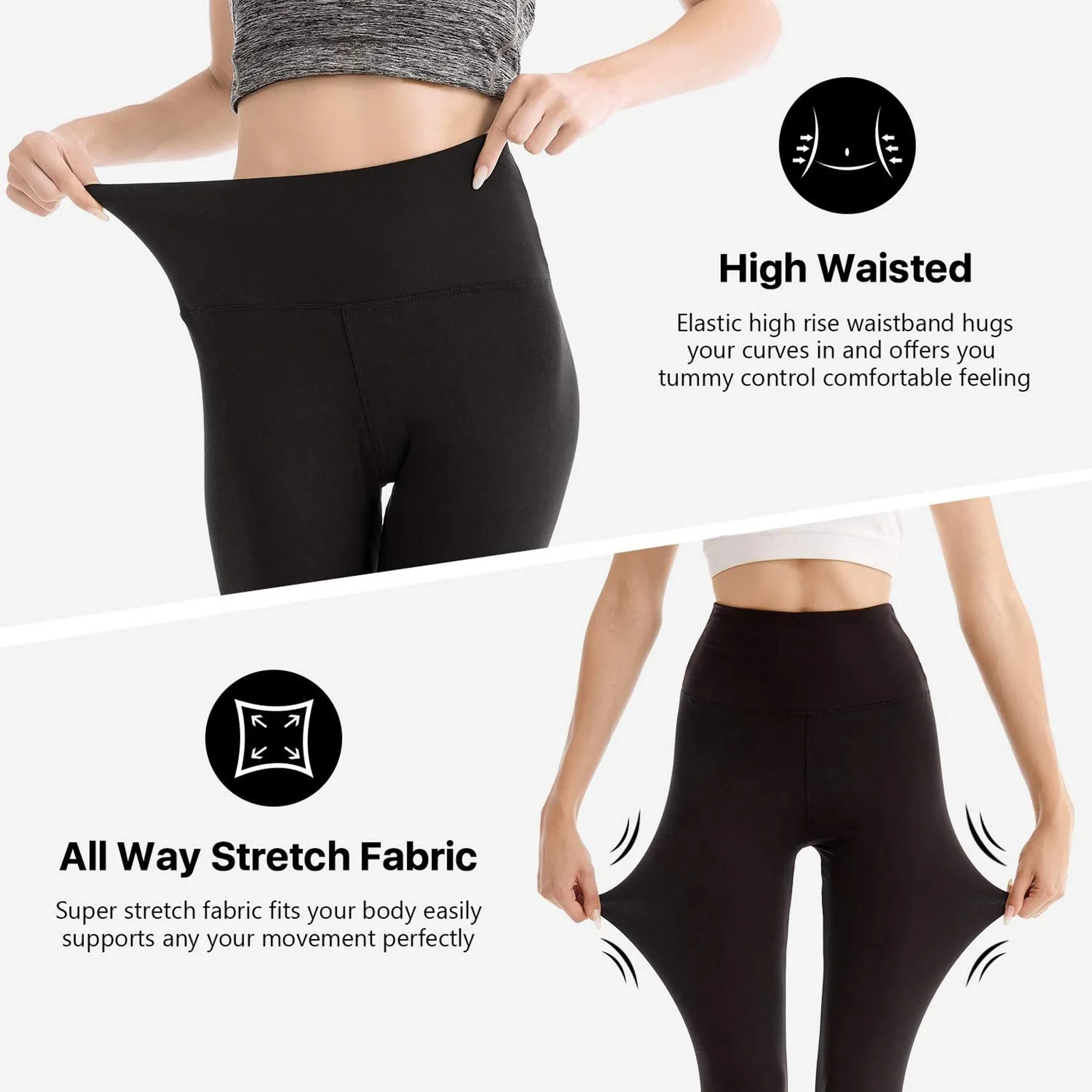 Fall Winter High Waisted Women\'s Leggings Yoga Leggings Running Gym Fitness Workout Pants Plus Size Compression Leggings