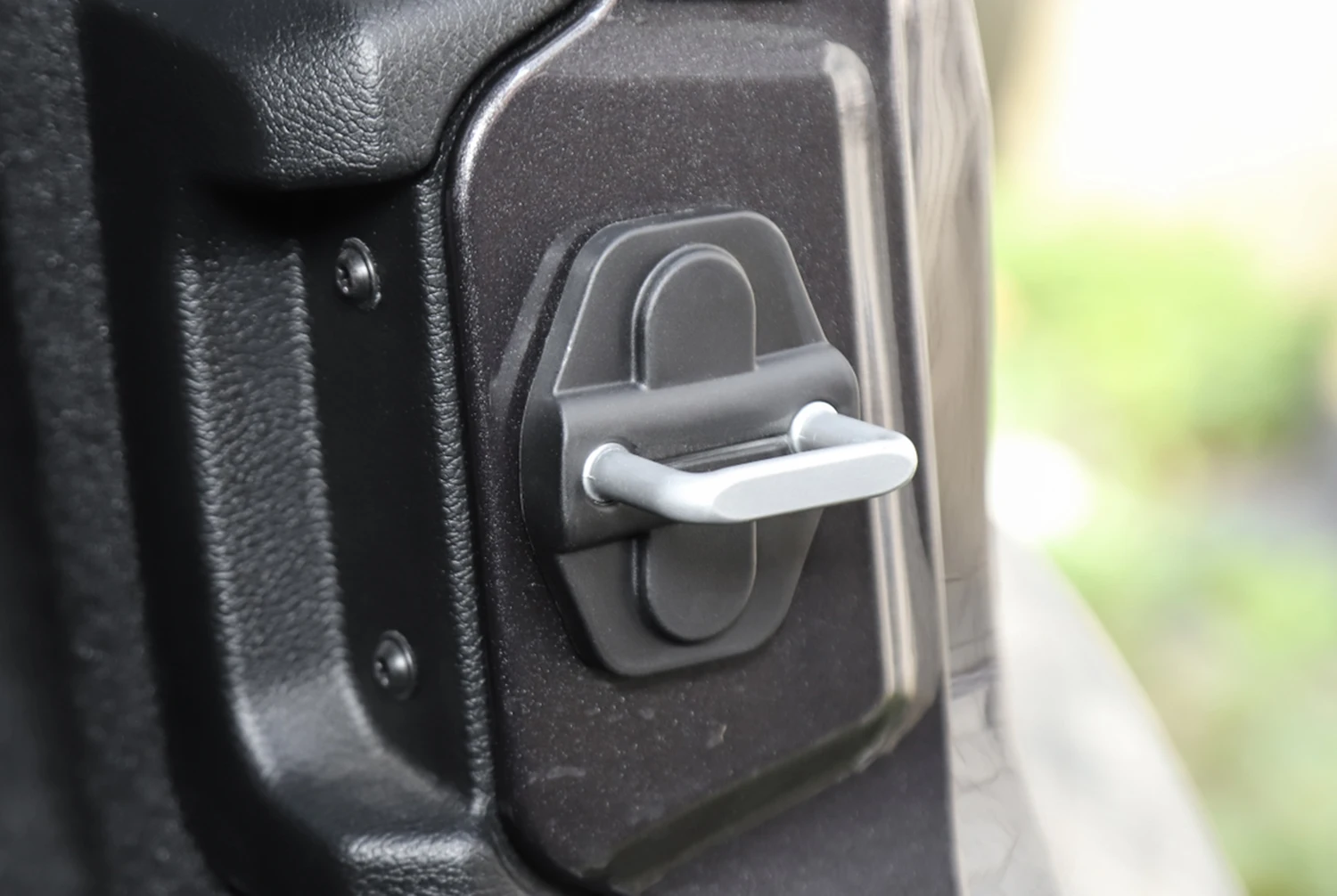 Protector de cerradura de puerta de coche, cubierta decorativa embellecedora para Jeep Wrangler JL JT 4XE, accesorios interiores, 2018, 2019, 2020,