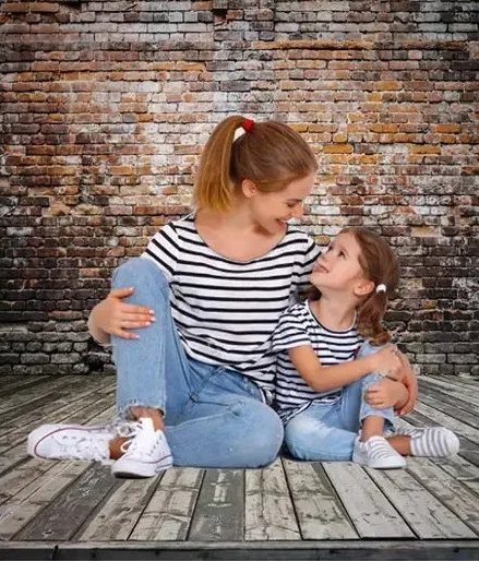 Винтажный Виниловый фон для фотосъемки с изображением белой кирпичной стены и деревянного пола