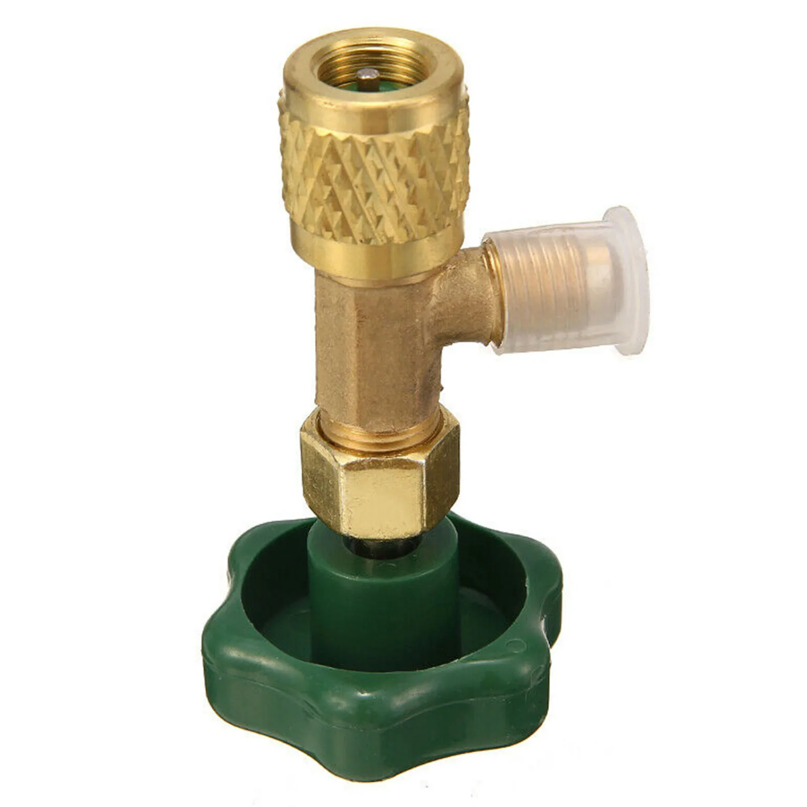 Do R22 R134a R410A Gas Refrig/erant 1szt Zawór dozujący Otwieracz do butelek Refrige/rant Butelka może dotknąć Adapter gwintu 1/4 SAE