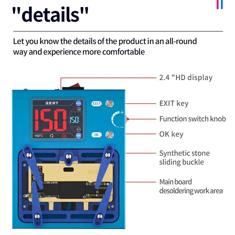 AiXun iHeater Pro Soldering Station for iPhone Repair