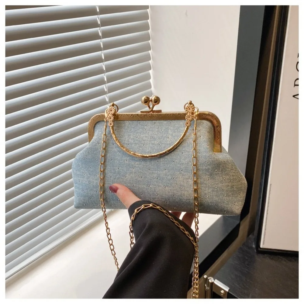 

Fashion Retro Ladies Clutch Bag Simple High Capacity Crossbody Bag Leisure Exquisite Qipao Bag Women