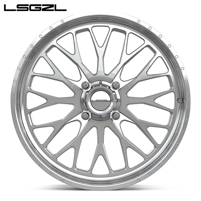 Deep Dish Forged Alloy Wheels 20 22 24 26 28 30 Inch Off-Road Passenger Car Spokes  for Ford GTR for Toyota for Dodge F2500