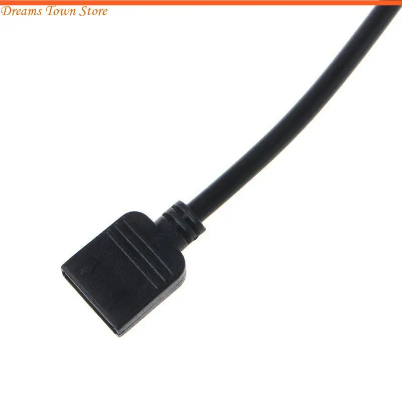 HX6A RGB Extension Cable 5V 3 Pin Radiators RGB Fans Connector Hub 3-Pin Cooling Fan Cable for Computer ATX for Cas
