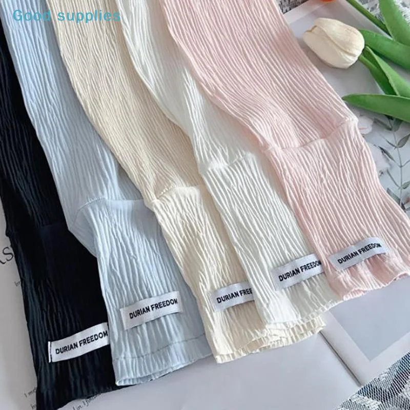 Long Sleeves For Fashionable Loose Thin Ice Silk Women Girls Summer Sunscreen Arm Protector Hand Sleeve Cycling Fingerless Glove