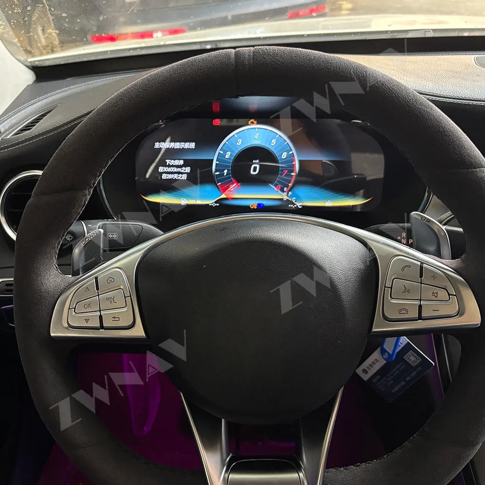 12.3‘ For Mercedes-Benz GLC/C-Class 2016-2020 LCD Dashboard Instrument Panel Digital Cluster Smart Gauges Module