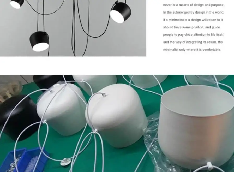 

Modern Custom Spider Industrial Pendant Lights for Diving room/Restaurants Kitchen Pendant Lamps E27 Fixtures LED Hanging Lamp