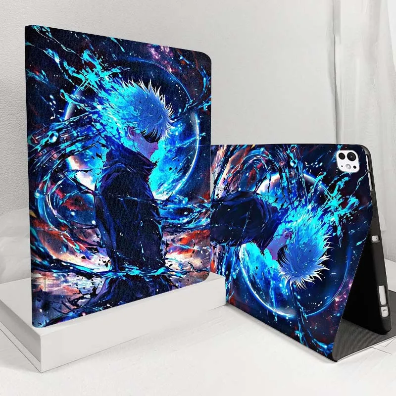 

Jujutsu Kaisen Gojo For iPad Pro Air 5 4 3 13 11 8 7 6 5 10th 7th 6th 10.5 12.9 10.9 Tablet Case